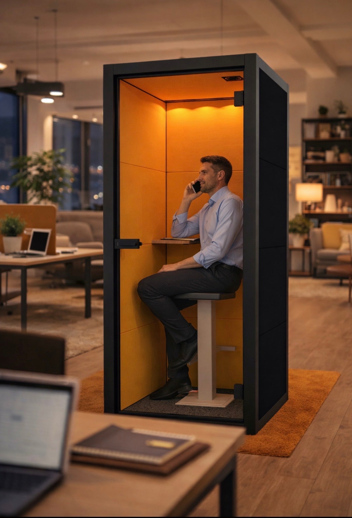 Concentratieverlies op kantoor oplossen met akoestische pods